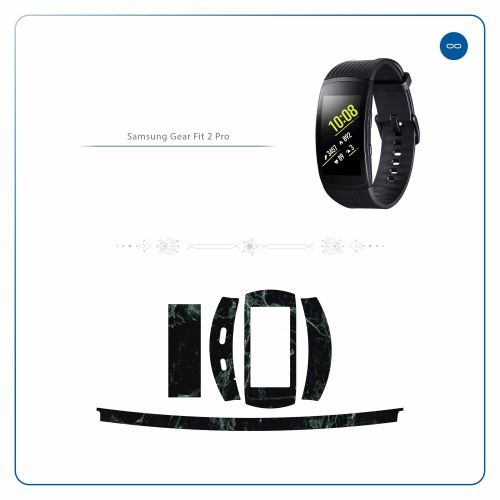 Samsung_Gear Fit 2 Pro_Graphite_Green_Marble_2